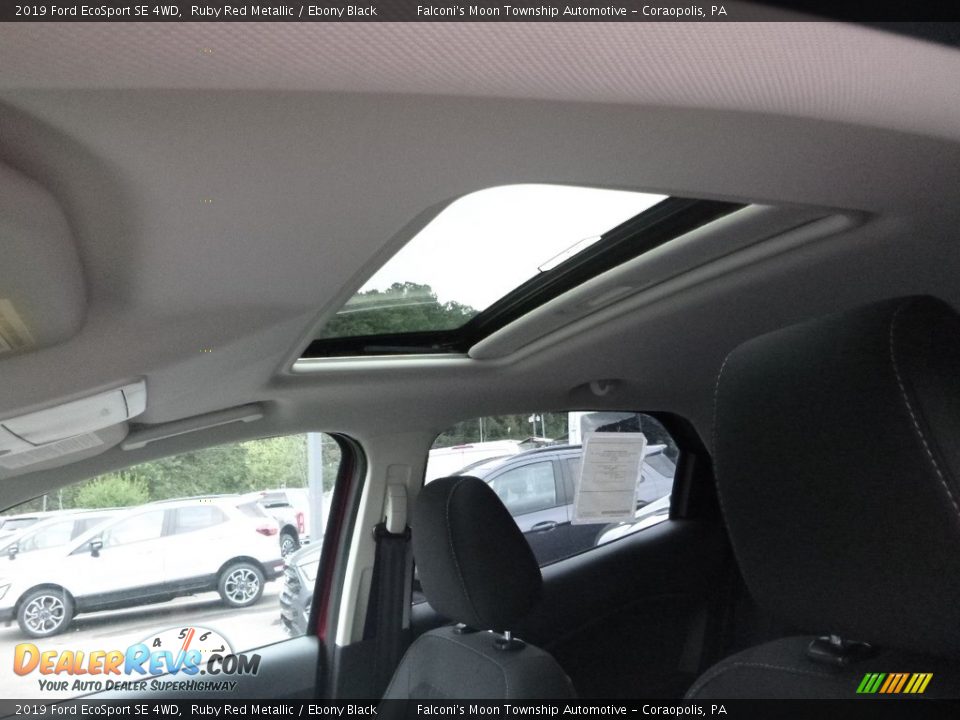 2019 Ford EcoSport SE 4WD Ruby Red Metallic / Ebony Black Photo #13