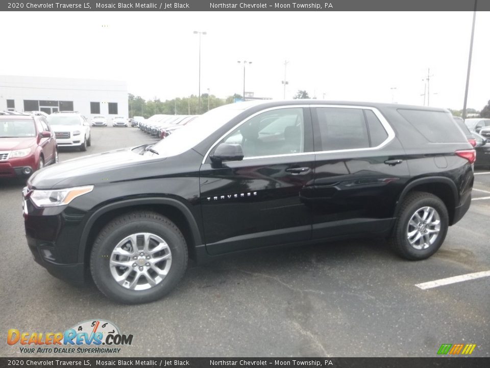 Mosaic Black Metallic 2020 Chevrolet Traverse LS Photo #3