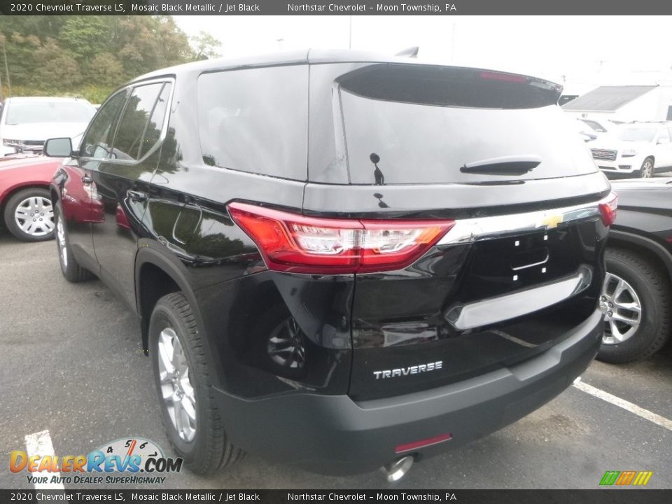 2020 Chevrolet Traverse LS Mosaic Black Metallic / Jet Black Photo #4