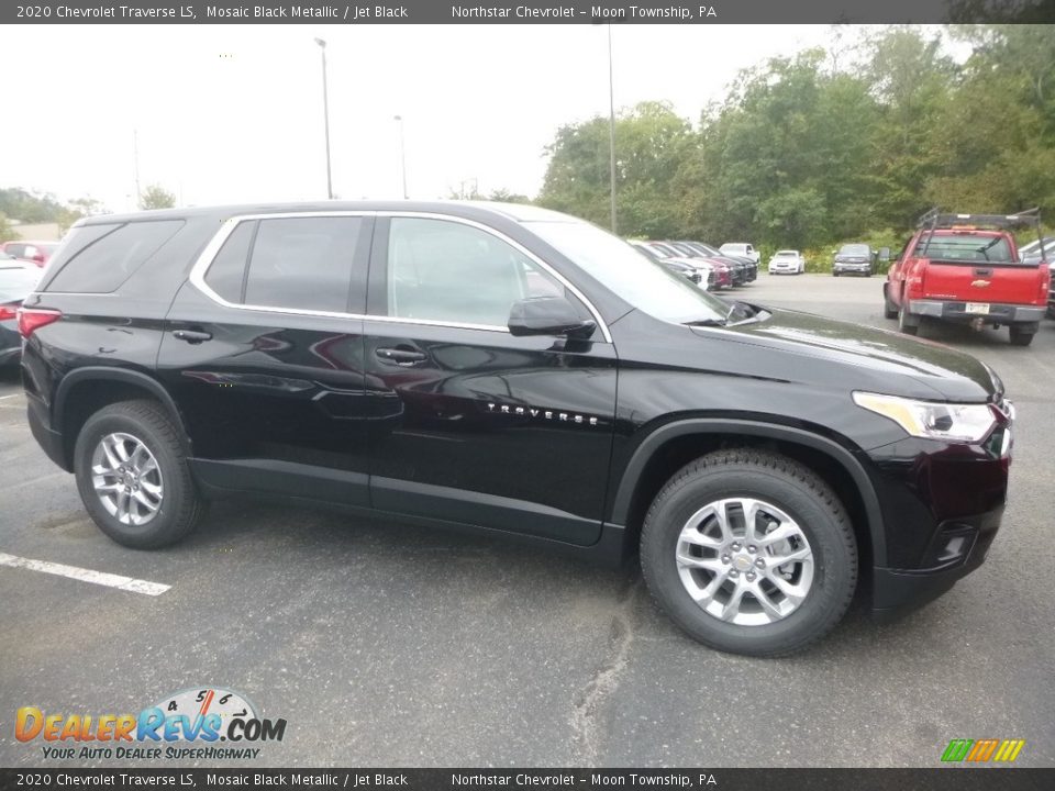 2020 Chevrolet Traverse LS Mosaic Black Metallic / Jet Black Photo #7