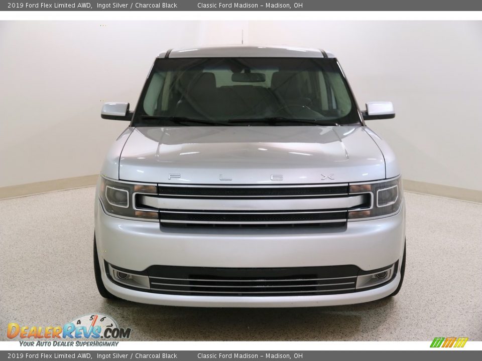 2019 Ford Flex Limited AWD Ingot Silver / Charcoal Black Photo #2