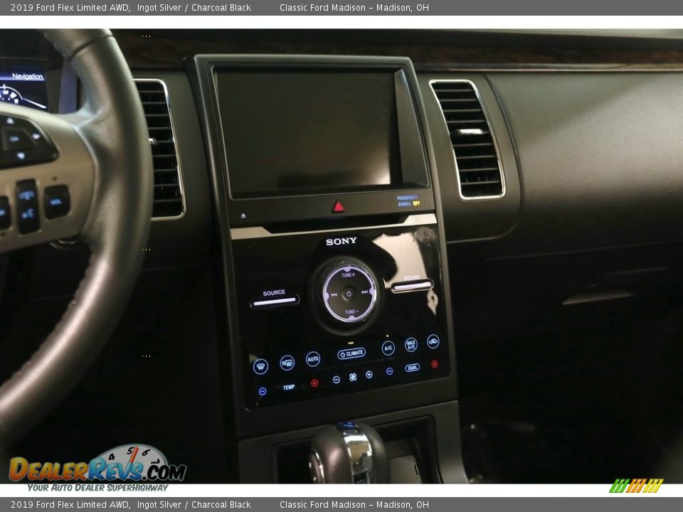 2019 Ford Flex Limited AWD Ingot Silver / Charcoal Black Photo #10