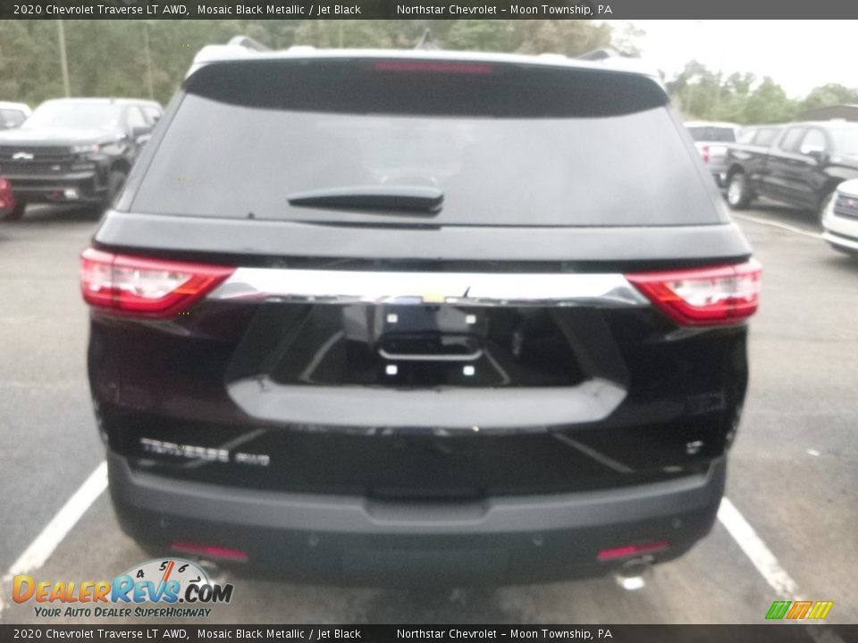2020 Chevrolet Traverse LT AWD Mosaic Black Metallic / Jet Black Photo #4
