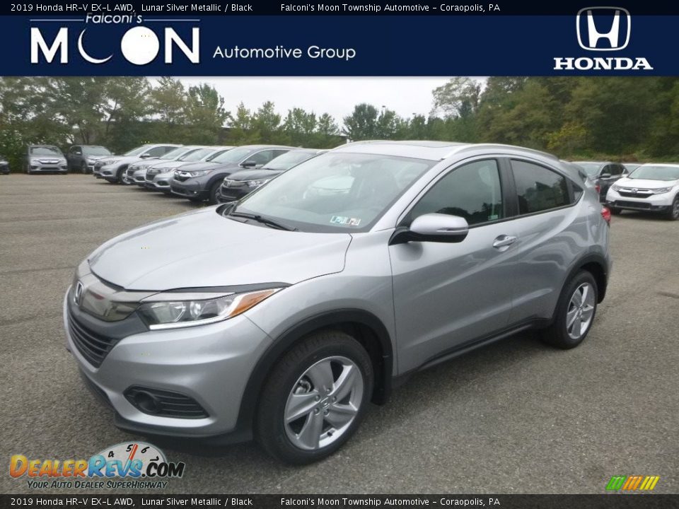 2019 Honda HR-V EX-L AWD Lunar Silver Metallic / Black Photo #1