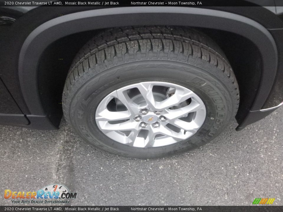 2020 Chevrolet Traverse LT AWD Mosaic Black Metallic / Jet Black Photo #8