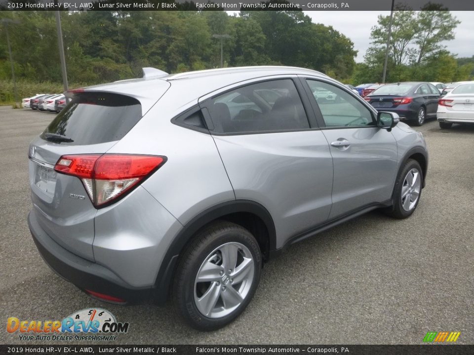 2019 Honda HR-V EX-L AWD Lunar Silver Metallic / Black Photo #4