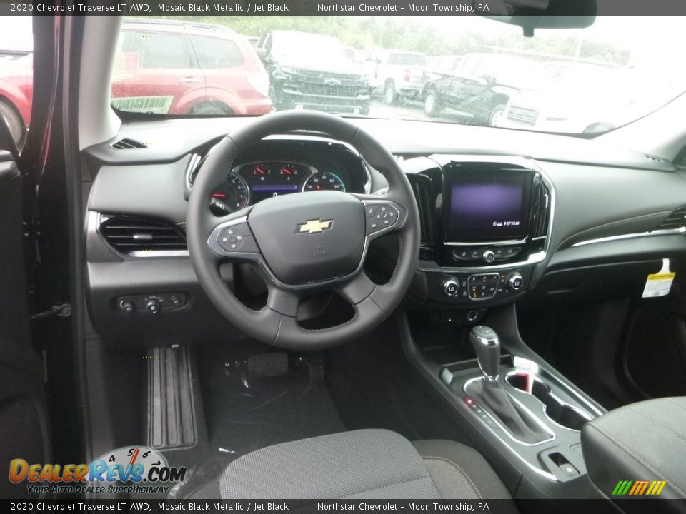 Jet Black Interior - 2020 Chevrolet Traverse LT AWD Photo #12