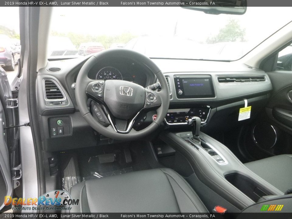 Black Interior - 2019 Honda HR-V EX-L AWD Photo #10