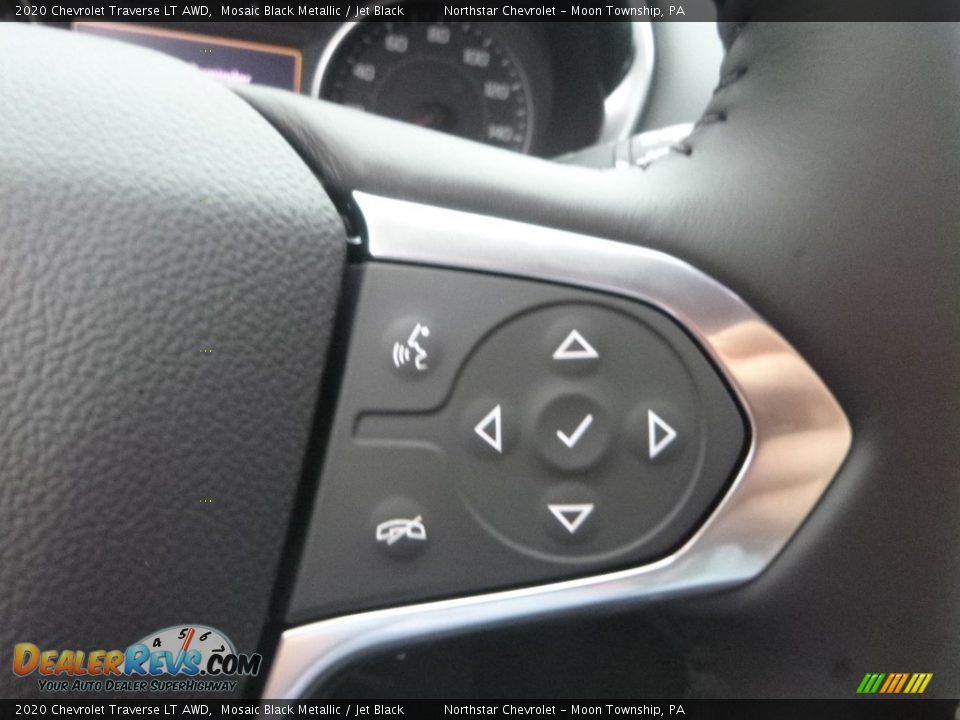 2020 Chevrolet Traverse LT AWD Mosaic Black Metallic / Jet Black Photo #19