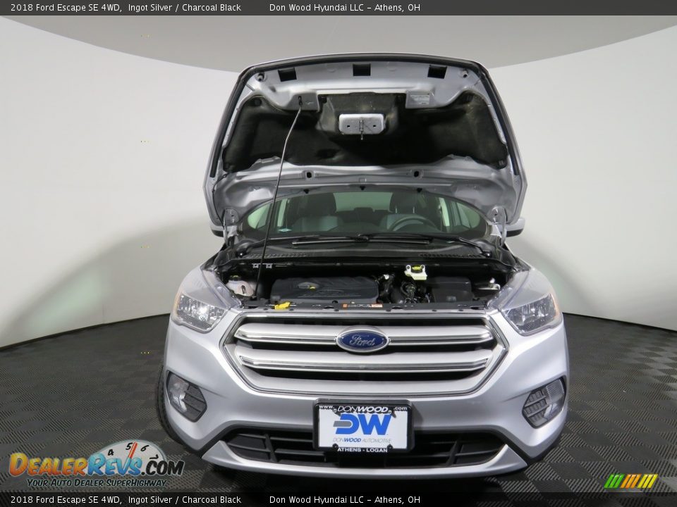 2018 Ford Escape SE 4WD Ingot Silver / Charcoal Black Photo #3