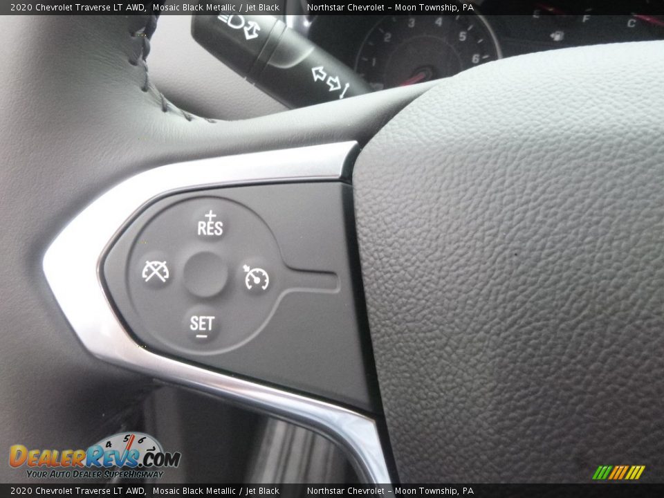 2020 Chevrolet Traverse LT AWD Mosaic Black Metallic / Jet Black Photo #20