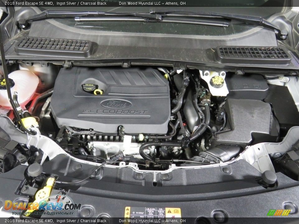 2018 Ford Escape SE 4WD Ingot Silver / Charcoal Black Photo #4