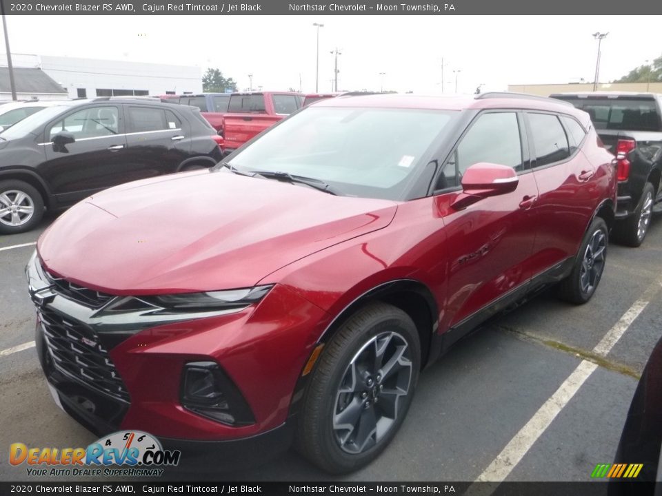 Front 3/4 View of 2020 Chevrolet Blazer RS AWD Photo #1