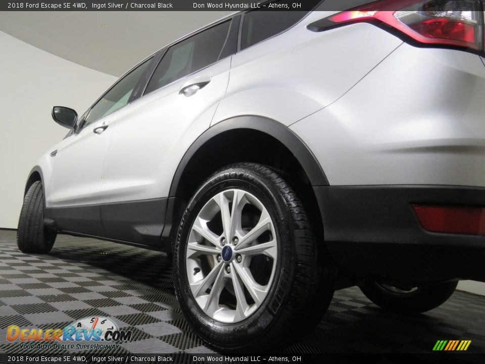 2018 Ford Escape SE 4WD Ingot Silver / Charcoal Black Photo #5