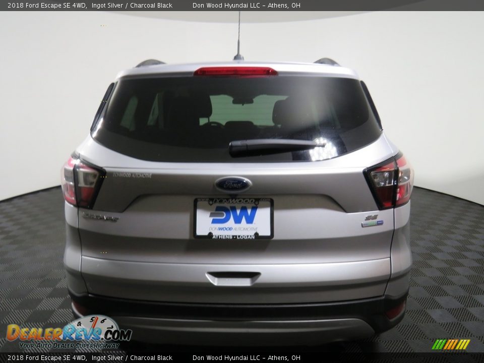 2018 Ford Escape SE 4WD Ingot Silver / Charcoal Black Photo #6