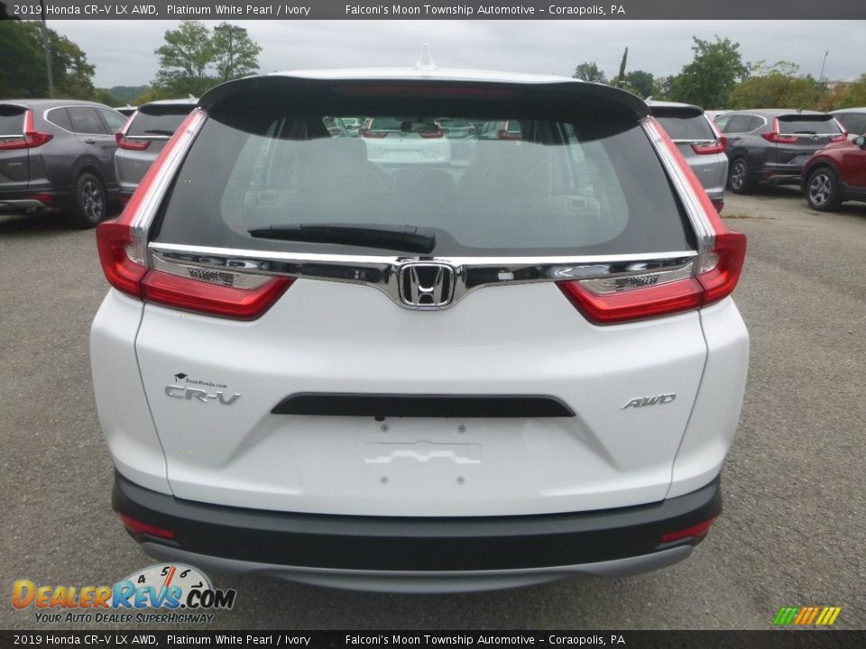 2019 Honda CR-V LX AWD Platinum White Pearl / Ivory Photo #3