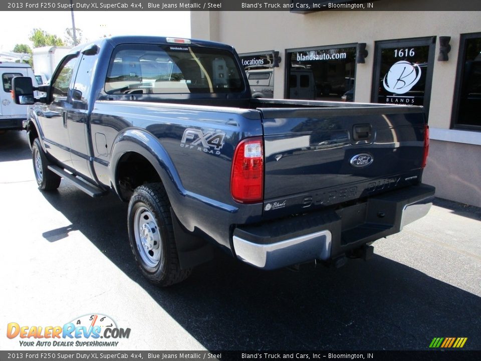 2013 Ford F250 Super Duty XL SuperCab 4x4 Blue Jeans Metallic / Steel Photo #3