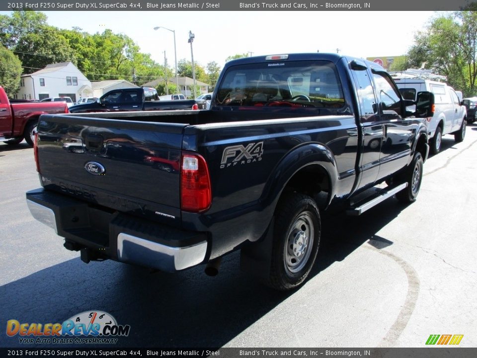 2013 Ford F250 Super Duty XL SuperCab 4x4 Blue Jeans Metallic / Steel Photo #4