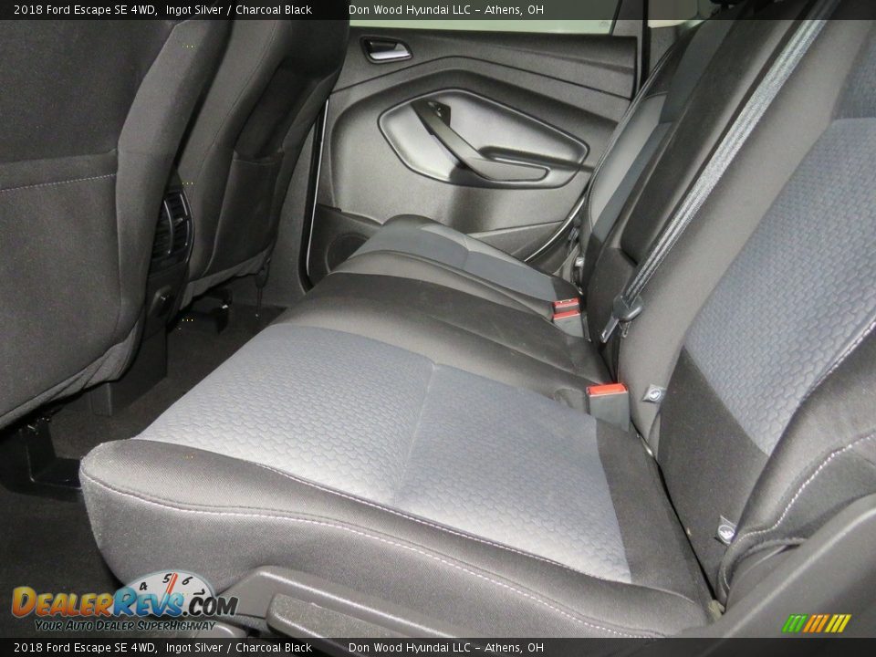 2018 Ford Escape SE 4WD Ingot Silver / Charcoal Black Photo #14