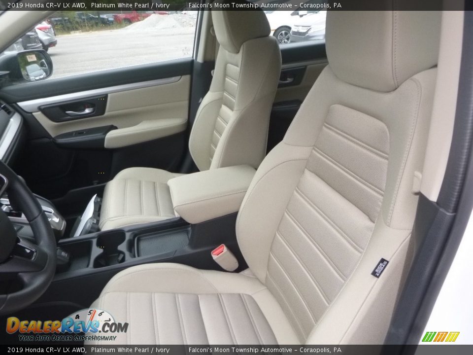 Front Seat of 2019 Honda CR-V LX AWD Photo #8