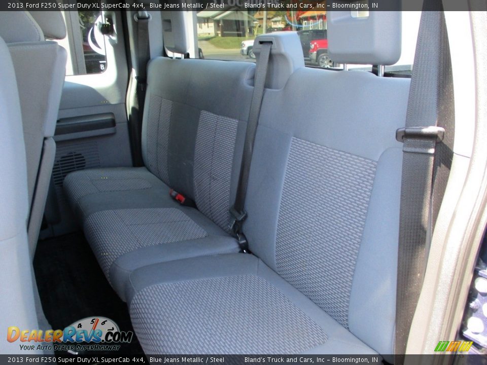 2013 Ford F250 Super Duty XL SuperCab 4x4 Blue Jeans Metallic / Steel Photo #9
