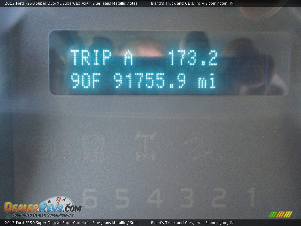 2013 Ford F250 Super Duty XL SuperCab 4x4 Blue Jeans Metallic / Steel Photo #14
