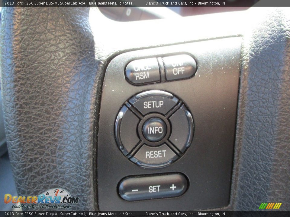 2013 Ford F250 Super Duty XL SuperCab 4x4 Blue Jeans Metallic / Steel Photo #15