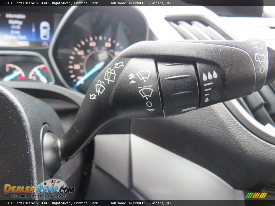 2018 Ford Escape SE 4WD Ingot Silver / Charcoal Black Photo #26