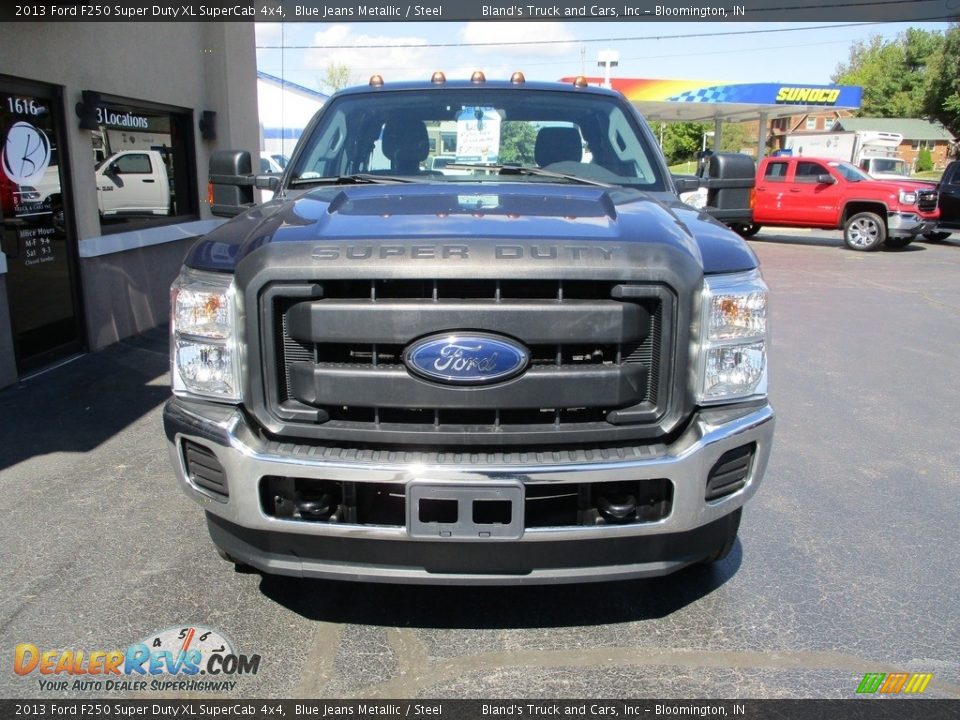 2013 Ford F250 Super Duty XL SuperCab 4x4 Blue Jeans Metallic / Steel Photo #26