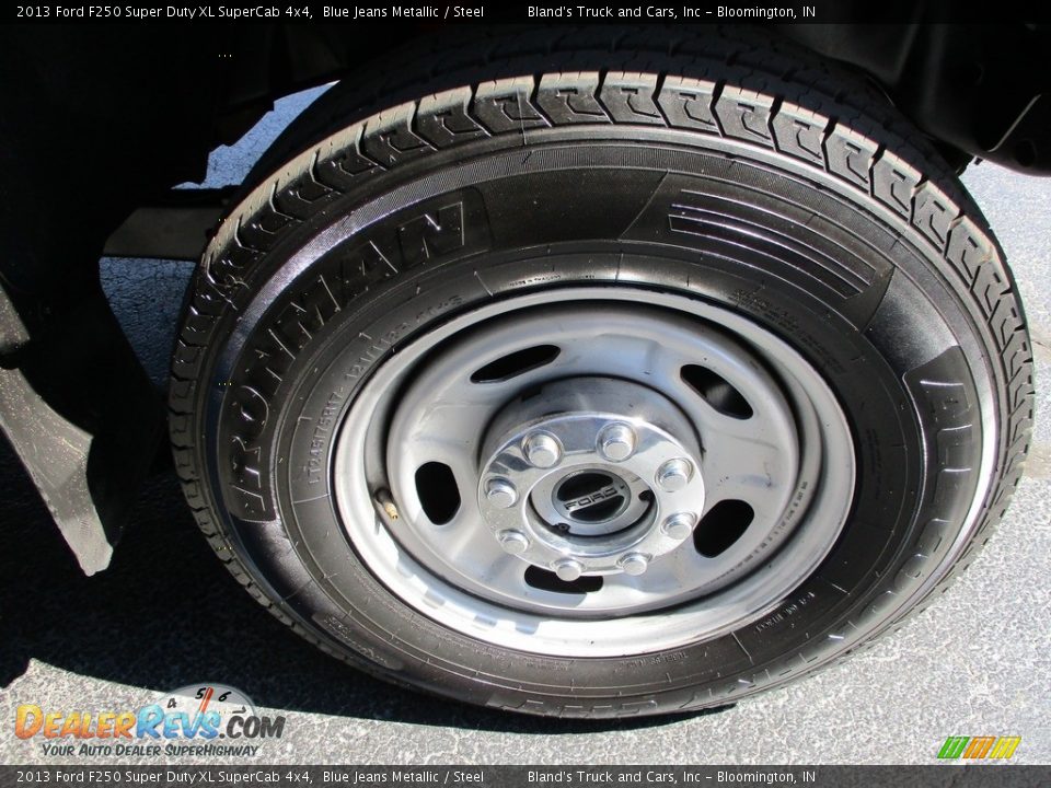 2013 Ford F250 Super Duty XL SuperCab 4x4 Blue Jeans Metallic / Steel Photo #27