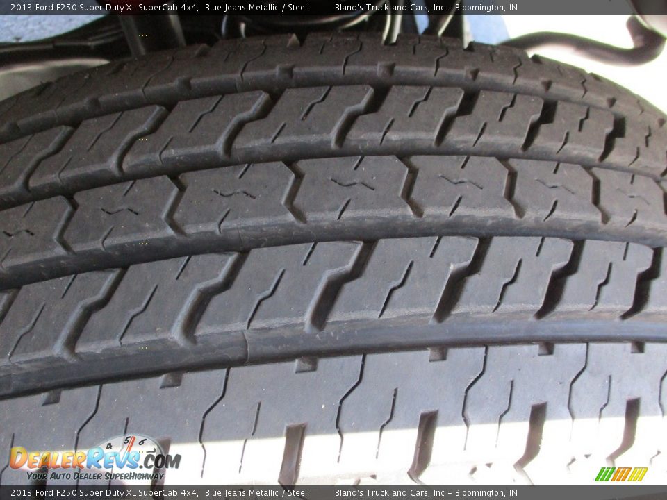 2013 Ford F250 Super Duty XL SuperCab 4x4 Blue Jeans Metallic / Steel Photo #28
