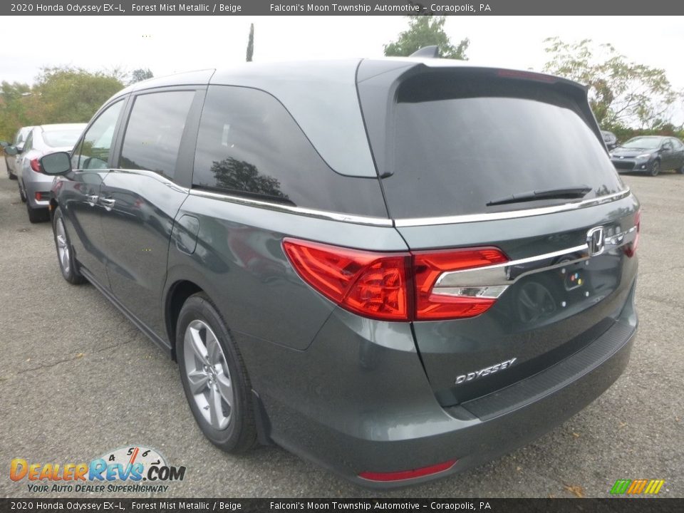 2020 Honda Odyssey EX-L Forest Mist Metallic / Beige Photo #2