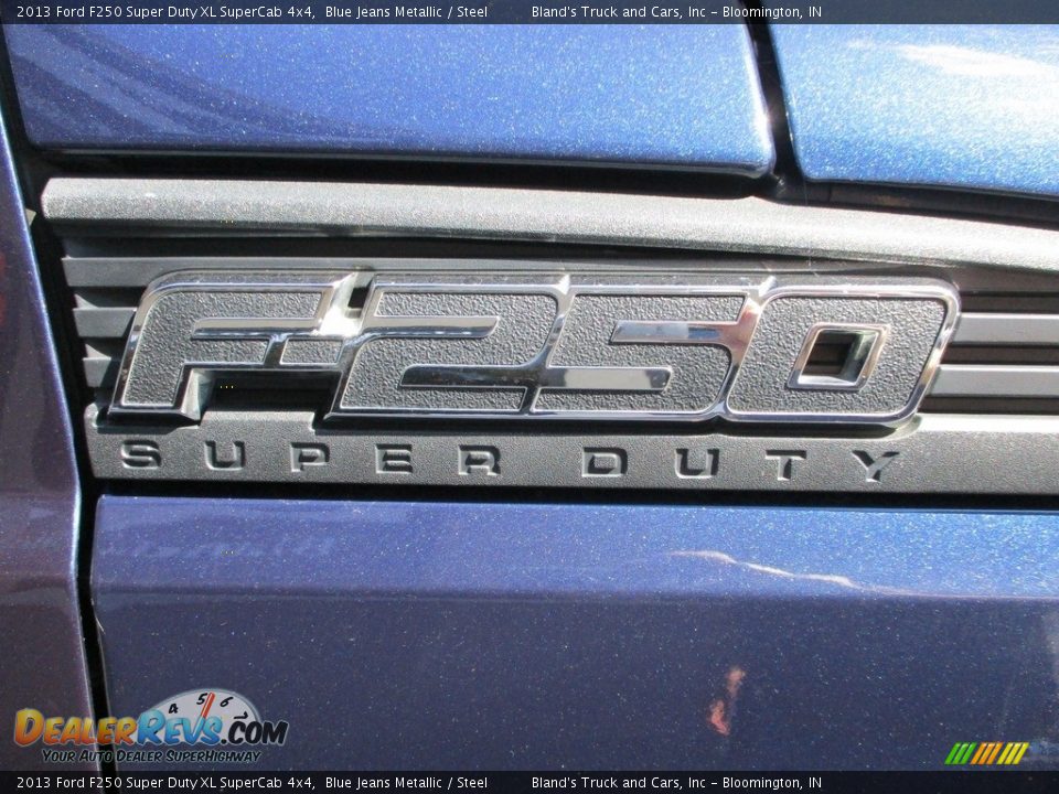2013 Ford F250 Super Duty XL SuperCab 4x4 Blue Jeans Metallic / Steel Photo #29