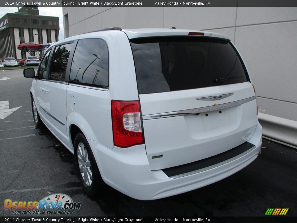 2014 Chrysler Town & Country Touring Bright White / Black/Light Graystone Photo #3