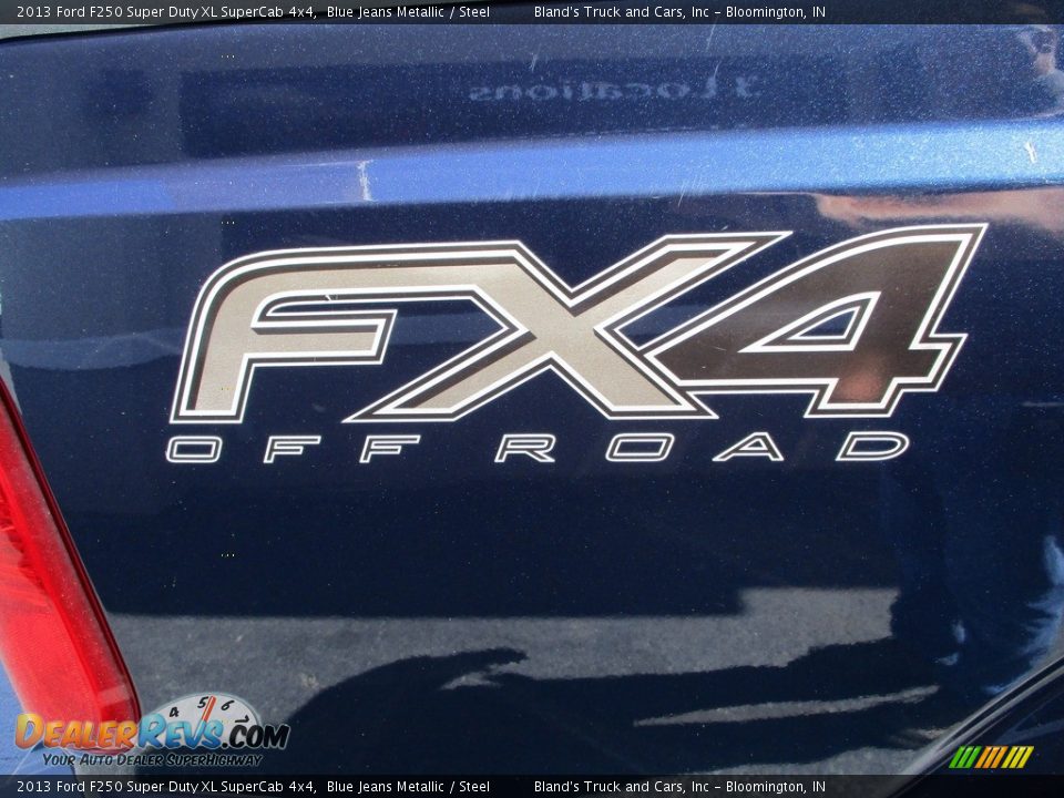 2013 Ford F250 Super Duty XL SuperCab 4x4 Blue Jeans Metallic / Steel Photo #30