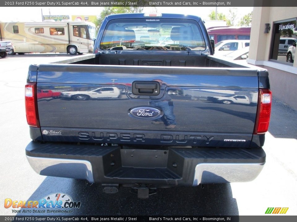 2013 Ford F250 Super Duty XL SuperCab 4x4 Blue Jeans Metallic / Steel Photo #31