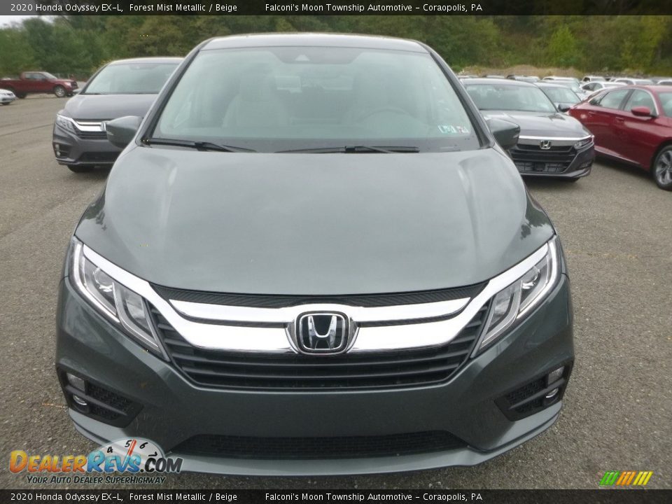 2020 Honda Odyssey EX-L Forest Mist Metallic / Beige Photo #6