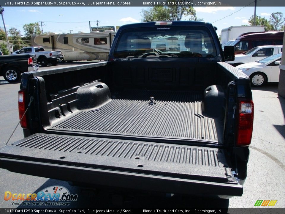 2013 Ford F250 Super Duty XL SuperCab 4x4 Blue Jeans Metallic / Steel Photo #33