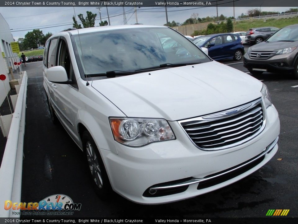 2014 Chrysler Town & Country Touring Bright White / Black/Light Graystone Photo #7