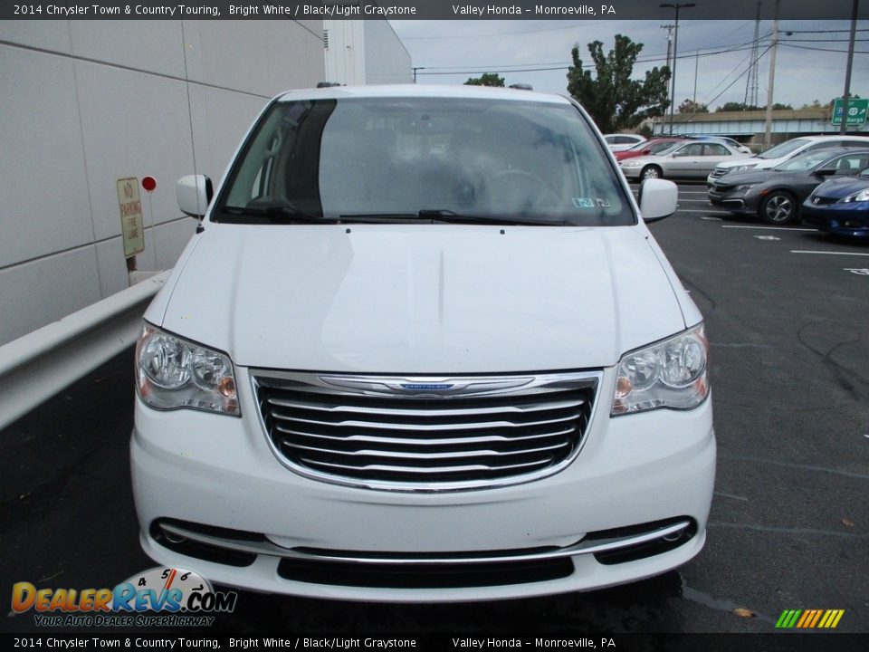2014 Chrysler Town & Country Touring Bright White / Black/Light Graystone Photo #8