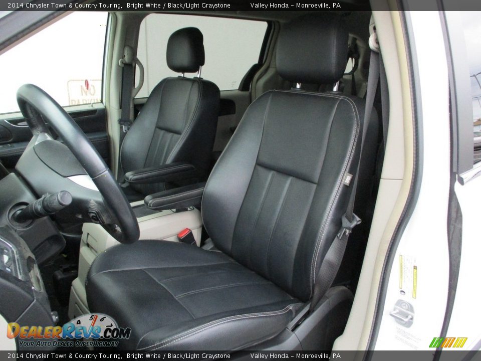2014 Chrysler Town & Country Touring Bright White / Black/Light Graystone Photo #11