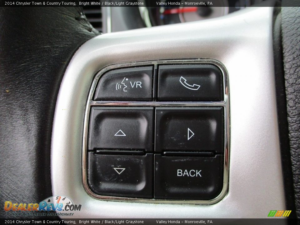 2014 Chrysler Town & Country Touring Bright White / Black/Light Graystone Photo #18