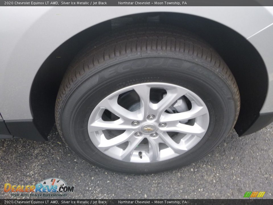 2020 Chevrolet Equinox LT AWD Silver Ice Metallic / Jet Black Photo #8