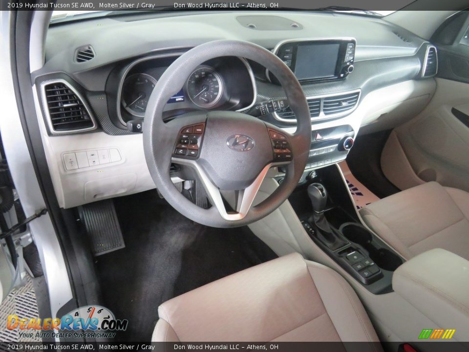 2019 Hyundai Tucson SE AWD Molten Silver / Gray Photo #14
