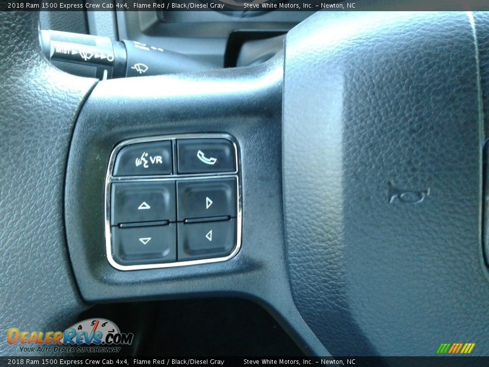 2018 Ram 1500 Express Crew Cab 4x4 Flame Red / Black/Diesel Gray Photo #15