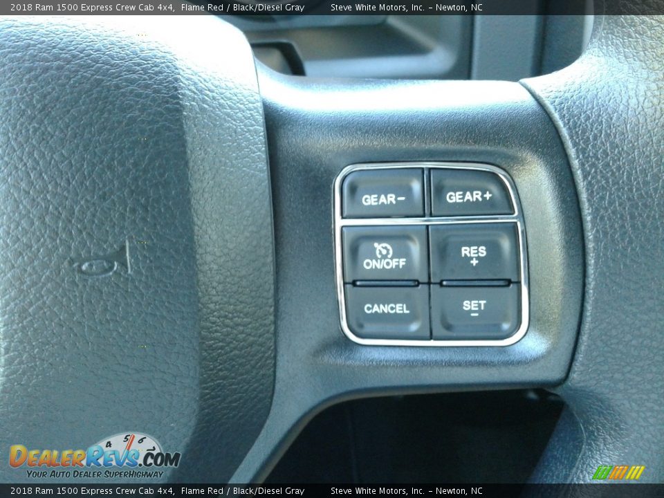 2018 Ram 1500 Express Crew Cab 4x4 Flame Red / Black/Diesel Gray Photo #16