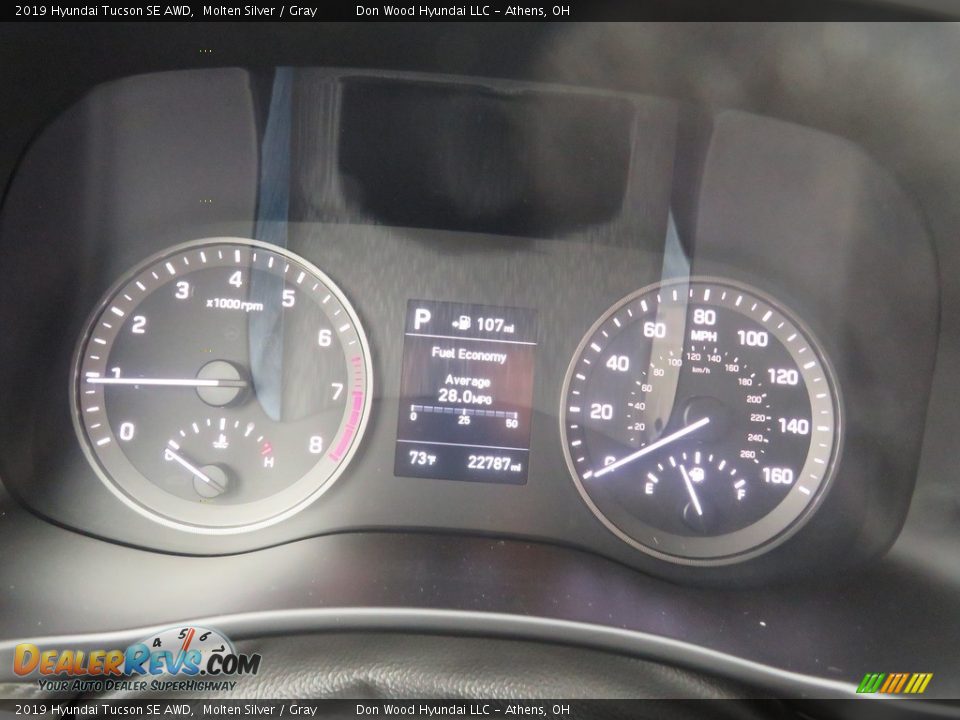 2019 Hyundai Tucson SE AWD Molten Silver / Gray Photo #23