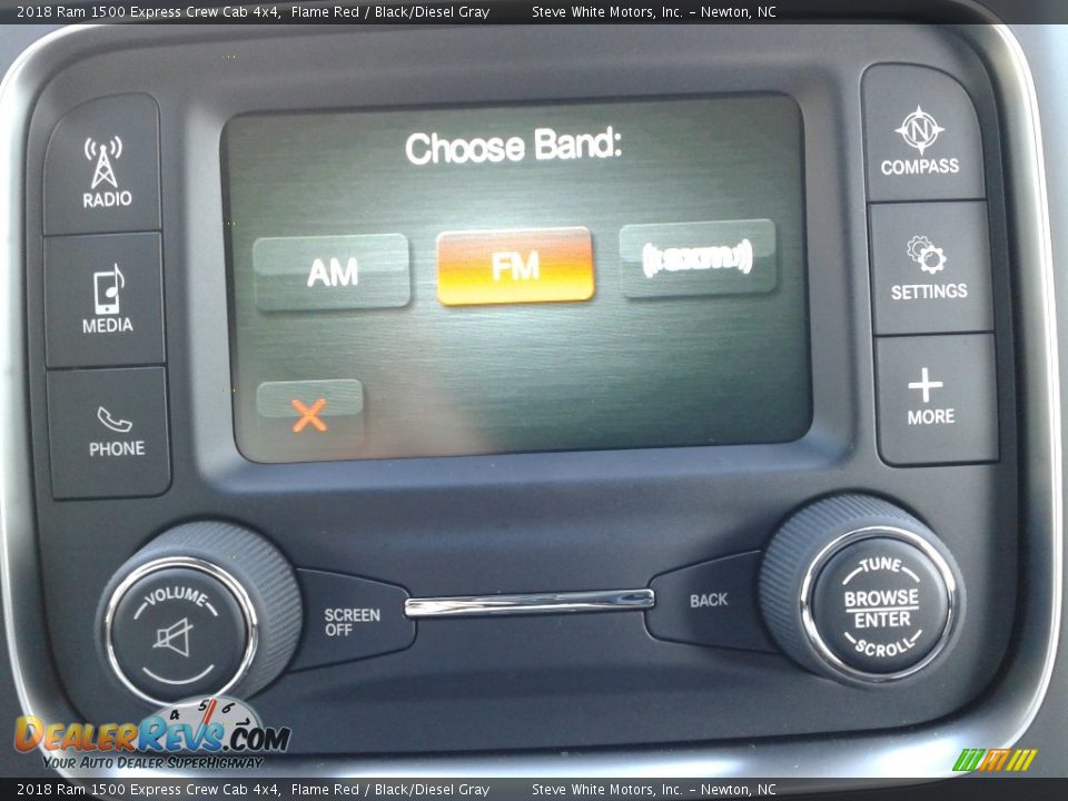 2018 Ram 1500 Express Crew Cab 4x4 Flame Red / Black/Diesel Gray Photo #19