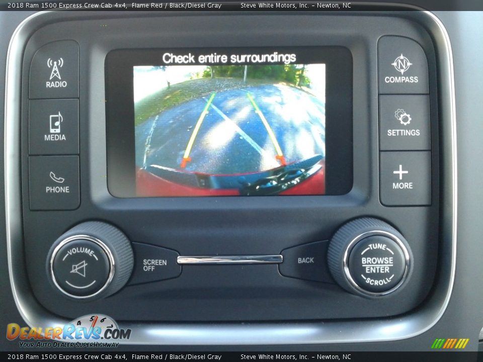2018 Ram 1500 Express Crew Cab 4x4 Flame Red / Black/Diesel Gray Photo #20