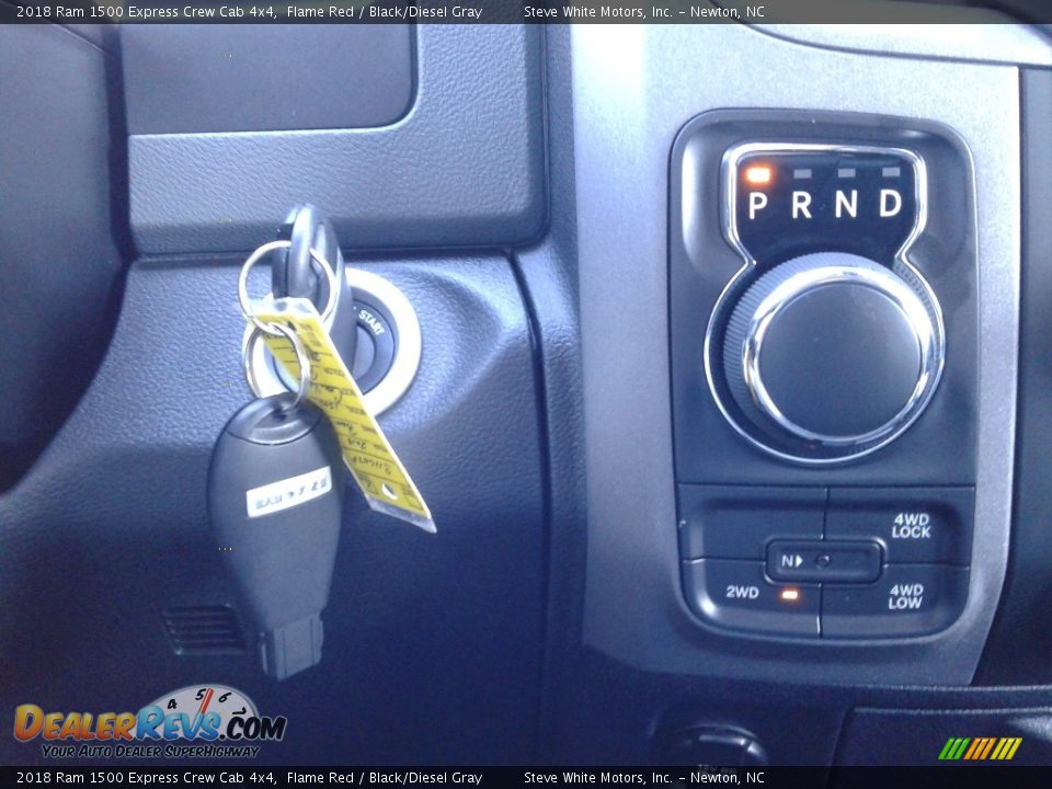 2018 Ram 1500 Express Crew Cab 4x4 Flame Red / Black/Diesel Gray Photo #21